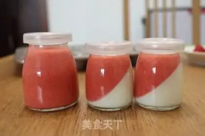 Make Jelly milk pudding step 11