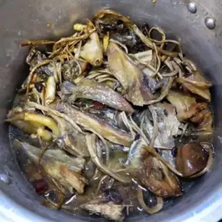 Make Tea mushroom chicken step 9