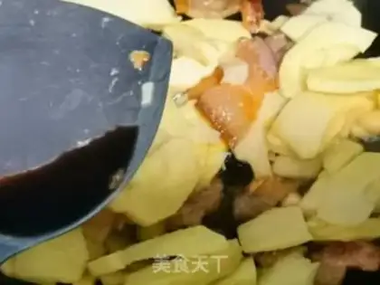 Make The meat burns step 5