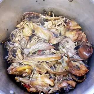 Make Tea mushroom chicken step 10