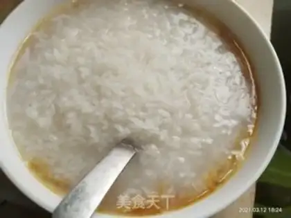 Make Egg porridge step 2