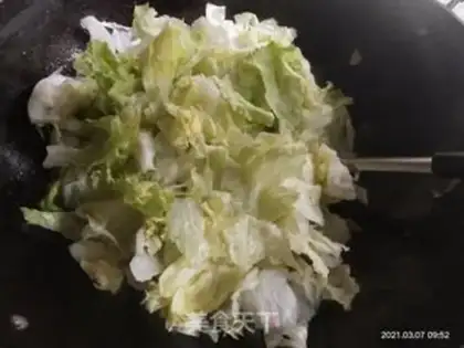 Make Clean up the cabbage step 3