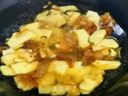 Make The meat burns step 6