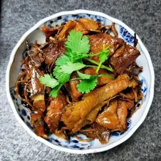 Make Tea mushroom chicken step 11