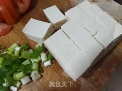 Make Tomato tofu mushroom soup step 2