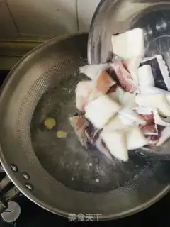 Make The green beans are fired step 1