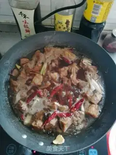 Make Red beef noodles step 5