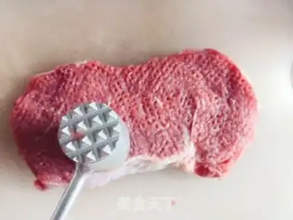 Make Fried steak step 1
