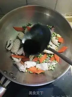 Make The green beans are fired step 7