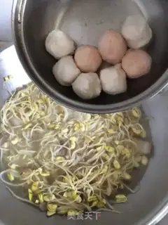 Make Double-ball sprouts step 5