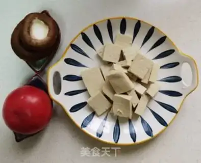 Make Tomato tofu step 0