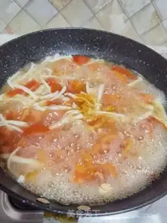 Make Tomato tofu mushroom soup step 17