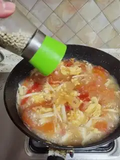 Make Tomato tofu mushroom soup step 19
