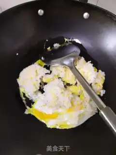 Make Egg fried rice step 2
