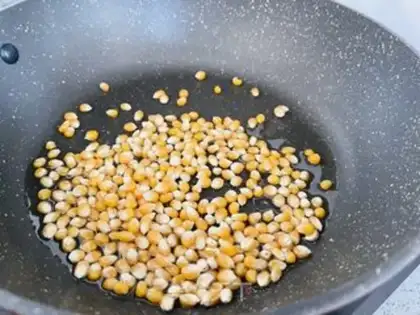 Make Caramel popcorn step 1