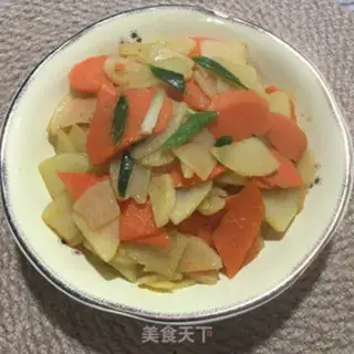 Make Potato chips with onion oil step 7