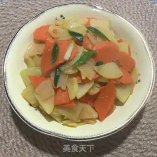 Make Potato chips with onion oil step 8