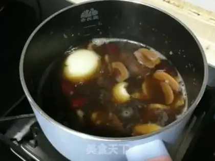 Make Ginger-tree egg and sugar tea step 4