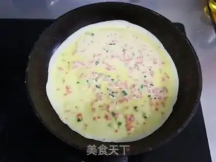 Make Onion omelet step 5