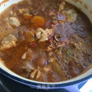 Make Chicken-legged potato pot step 7