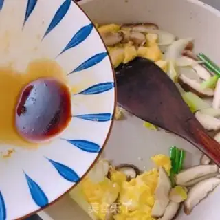 Make Egg fried mushrooms step 5