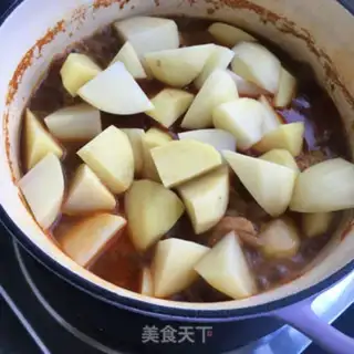 Make Chicken-legged potato pot step 9