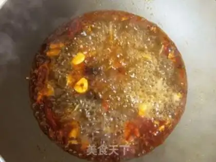 Make Water for lamb rolls step 9