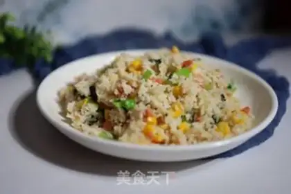 Make Ham corn fried rice step 8