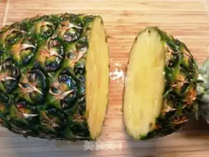 Make ♪ Birds say pineapple fried shrimp step 0