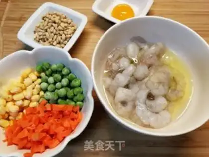 Make ♪ Birds say pineapple fried shrimp step 2