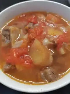 Make Tomato beef soup step 4
