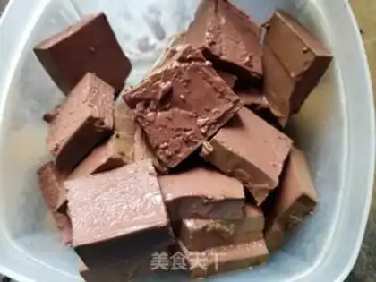 Make Sour duck blood powder step 3