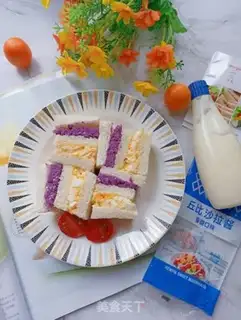 Make Potato egg salad sandwich step 7