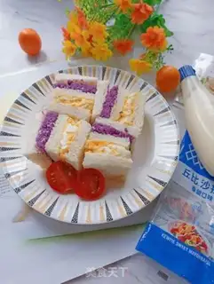 Make Potato egg salad sandwich step 8