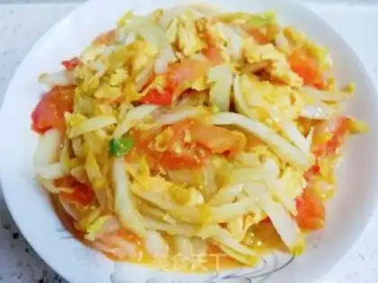 Make Tomato doll fried eggs step 11