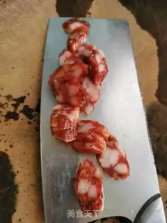 Make Pepper fried sausage step 2