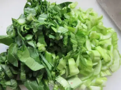 Make Chicken duck egg fried rice step 2