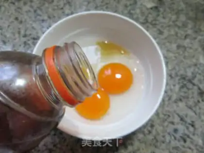 Make Chicken duck egg fried rice step 3
