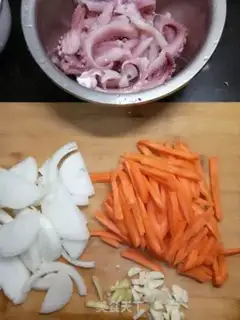 Make Soy squid shaving step 0