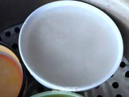 Make Beefball rice with eggplant juice step 0