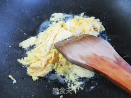 Make Chicken duck egg fried rice step 5