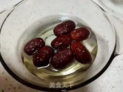 Make Corn paste red-swee dates step 17