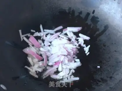 Make Beefball rice with eggplant juice step 2