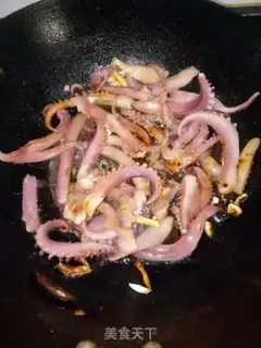 Make Soy squid shaving step 3