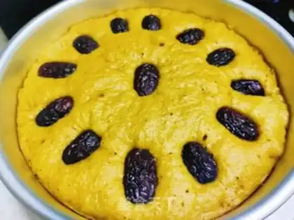 Make Corn paste red-swee dates step 21