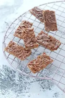 Make French almond waffles step 9