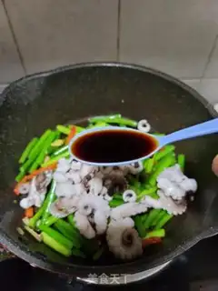 Make Garlic fried octopus step 6