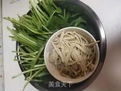 Make Spinach tofu step 0