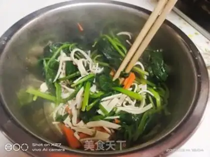 Make Spinach tofu step 3
