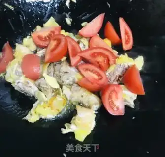 Make Tomato tofu chicken step 4